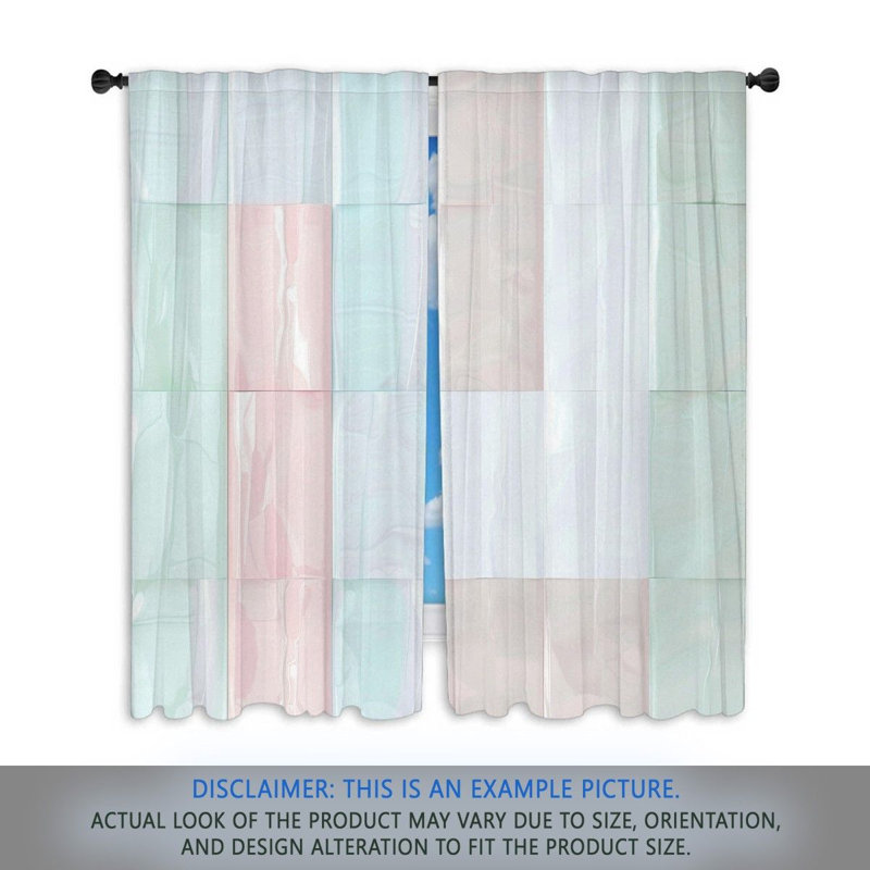Paire de rideaux obscurcissant en polyester Elisabella, L 40 po x L 82 po