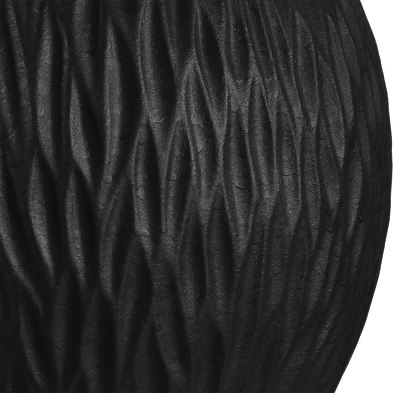 Uttermost Levee Satin Black Table Lamp