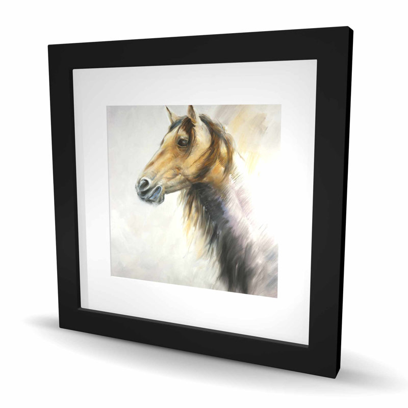 Imprimé matelassé Wild Horse | Décoration de ferme, H 16 po x l 16 po