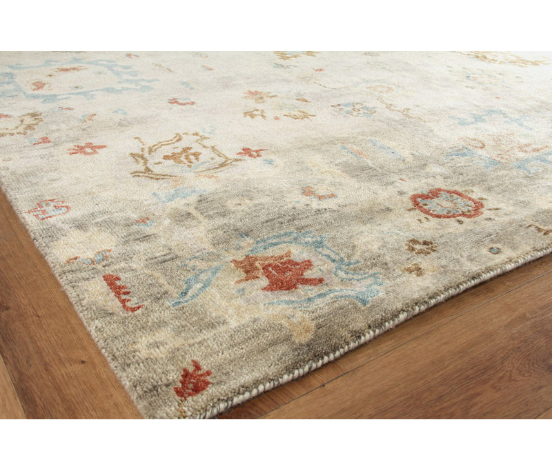 Essex Wool Damask Area Rug, Rectangle 8' x 10'