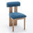Abentego Solid Wood Fabric Dining Chair-1663143971-1664032701