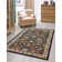 Britannia Power Loom Red Area Rug