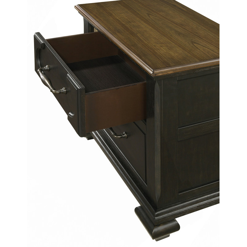 Table de chevet princesse, finition enchantée ultrabrillante, boutons fantaisistes en forme de cœur - décor de chambre de conte de fées