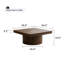 Wood Square Coffee Table-780527534