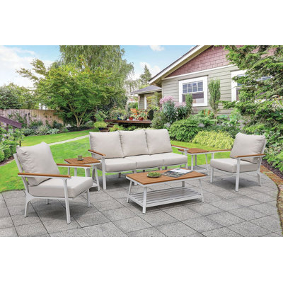 Kamara - Person Patio Conversation Set with Cushions