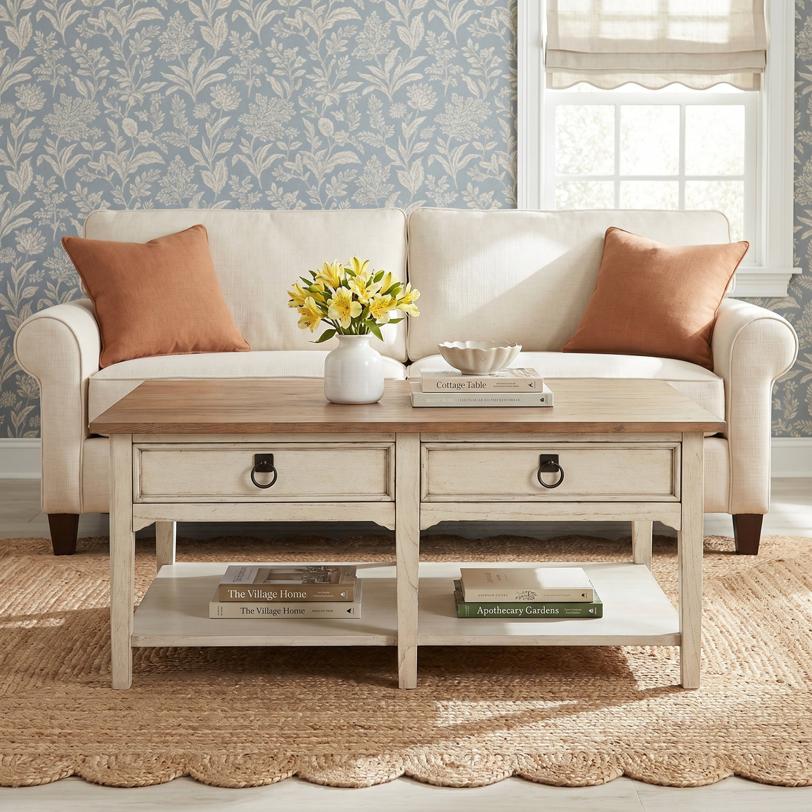 Ondine Single Coffee Table with Storage