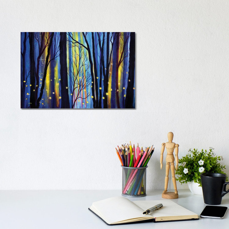Fireflies In Winter Light by Laura Iverson - Wrapped Canvas Print, 20.32 cm H x 30.48 cm W