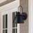 Matte Black 1-Light Outdoor Down Light