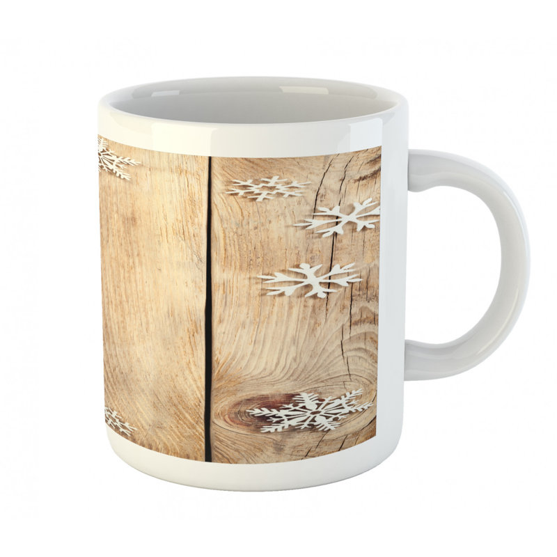 Grande tasse à café flocons