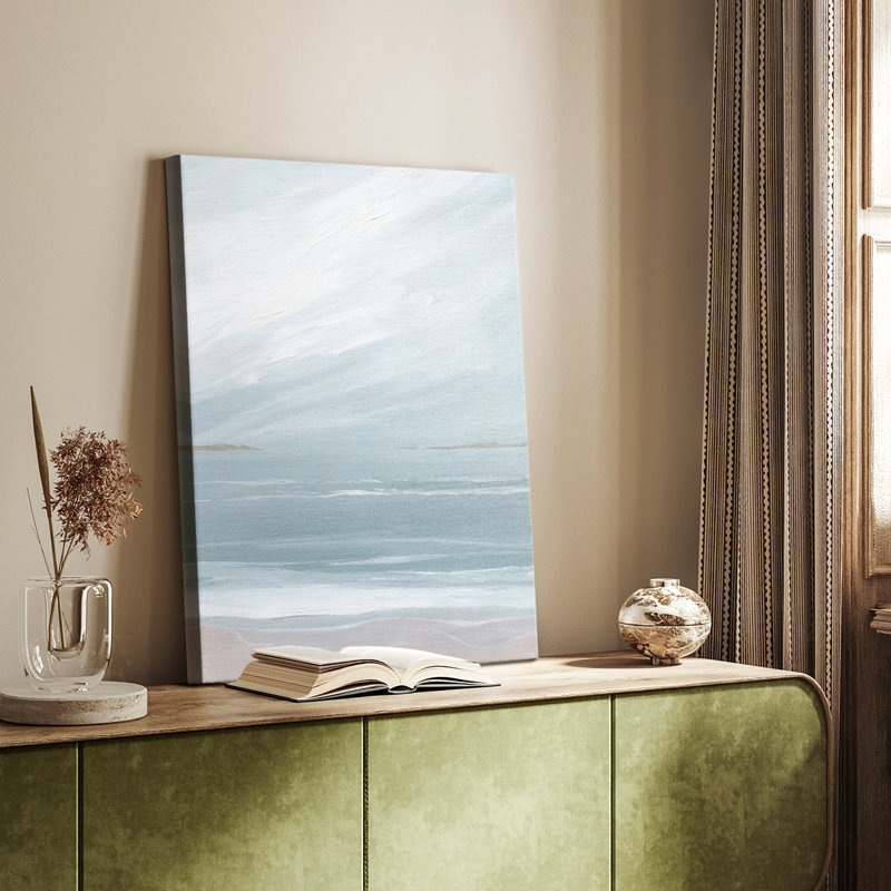 Aqua Soft Shores I - Gallery Cavas sur mesure, H 18 po x l 12 po