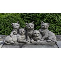 Cat Animals Plastic Garden Statue