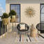 Jardinière d'intérieur et d'extérieur en dôme en métal 2 pièces CosmoLiving par Cosmopolitan-908040081-908040106