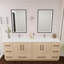 Victoria 83.5'' Double Bathroom Vanity with Acrylic Top-98195038