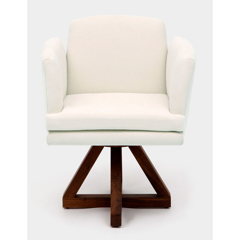 Allison Upholstered Arm Chair, Eggshell