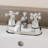 2-handle Bathroom Faucet with Drain Assembly