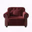 Velours Chesterfield canapé garniture cloutée capitonnée-452266461