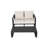 Double And Rectangular Coffee Table Collection, Yb15052, Beige Cushions, Aluminum, Living Room Style Modern Brown Upholstery, Interior Decoration Accessory