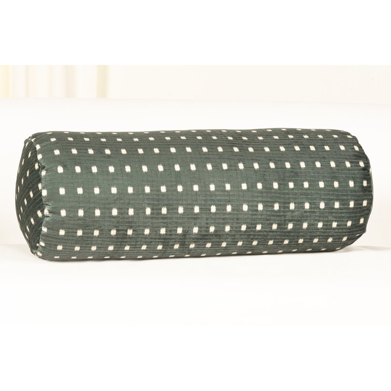 Coussin Miramar, polyester, Traversin H 8 po x l 21 po, Vert