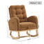 Chaise longue berçante avec repose-pieds Accent-1813445815