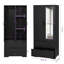 Armoire 71 po H avec miroir, capteur de lumière, tiroirs et tringle-365001326