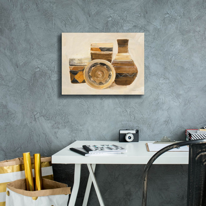 «Desert Still Life 1» par Albena Hristova, art mural sur toile, H 12 po x l 16 po x P 0,75 po