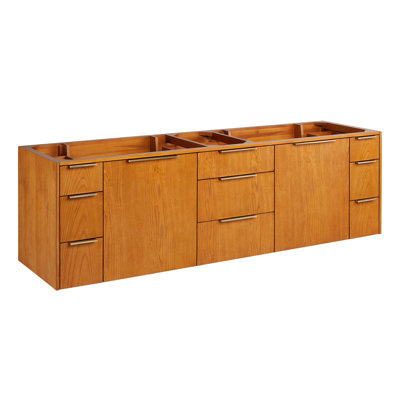 Meuble-lavabo double 72 po Dita - armoire seulement