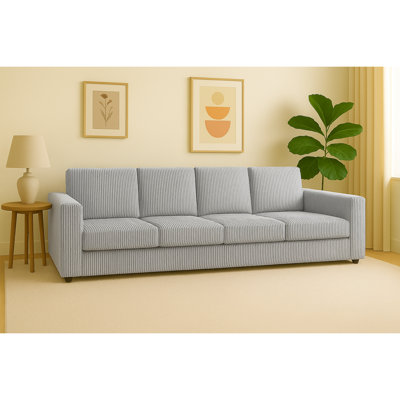 4 Seater Corduroy Sofa