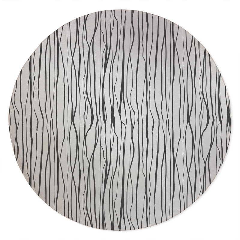 Legions Non-Slip Outdoor Rug, Round 5'