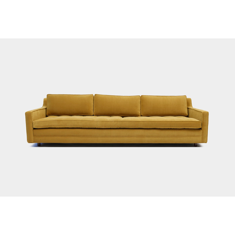 Sofa, Aged Velvet Citron