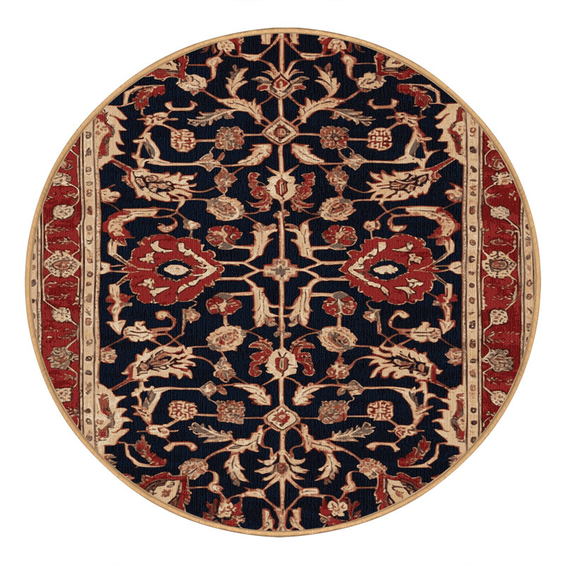 Machine Washable Persian Brown Area Rug, Rectangle 2' x 3'