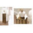 Pandey Wavy Metal Drink Table