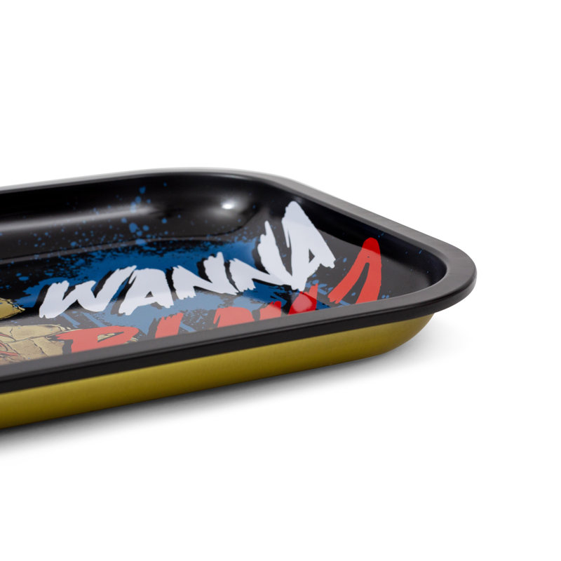 Child's Play Chucky «wanna Play?» Plateau en fer-blanc | 11 X 7 pouces