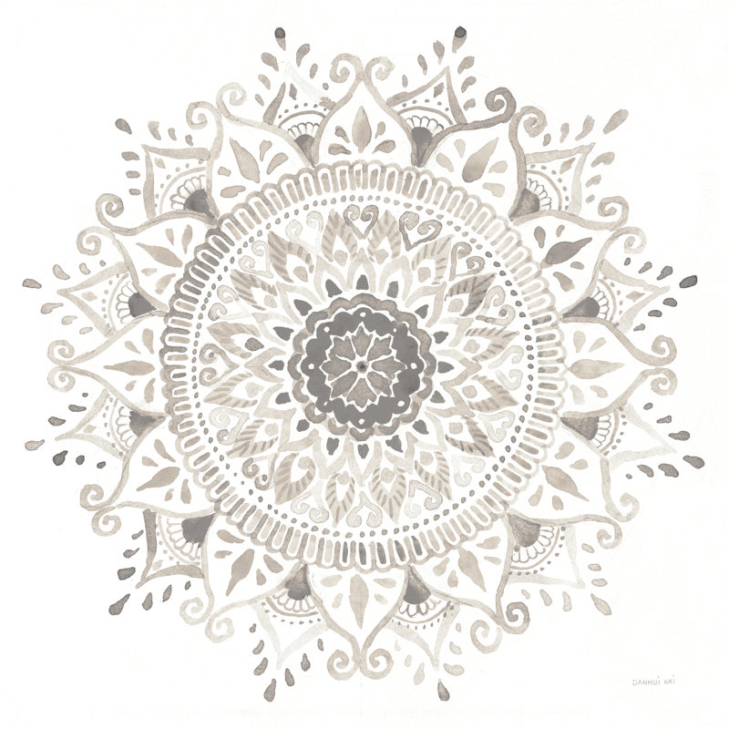 Mandala Delight I by Danhui Nai - Wrapped Canvas Painting, 76cm H x 76cm W
