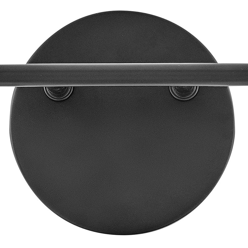 Éclairage pour meuble-lavabo Cantera, Noir