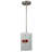 1 - Light Brushed Nickel Single Pendant