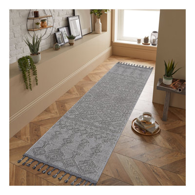 Tapis d'intérieur / extérieur blanc / blanc / blanc Collection 8X10