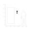AZMAK Matte Black 19cm H Outdoor Wall Lantern