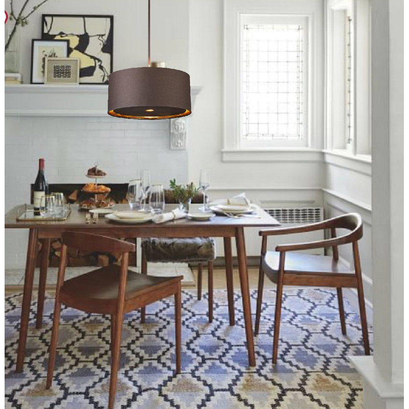 Balance 1 - Light Pendant, Brown/Polished Brass