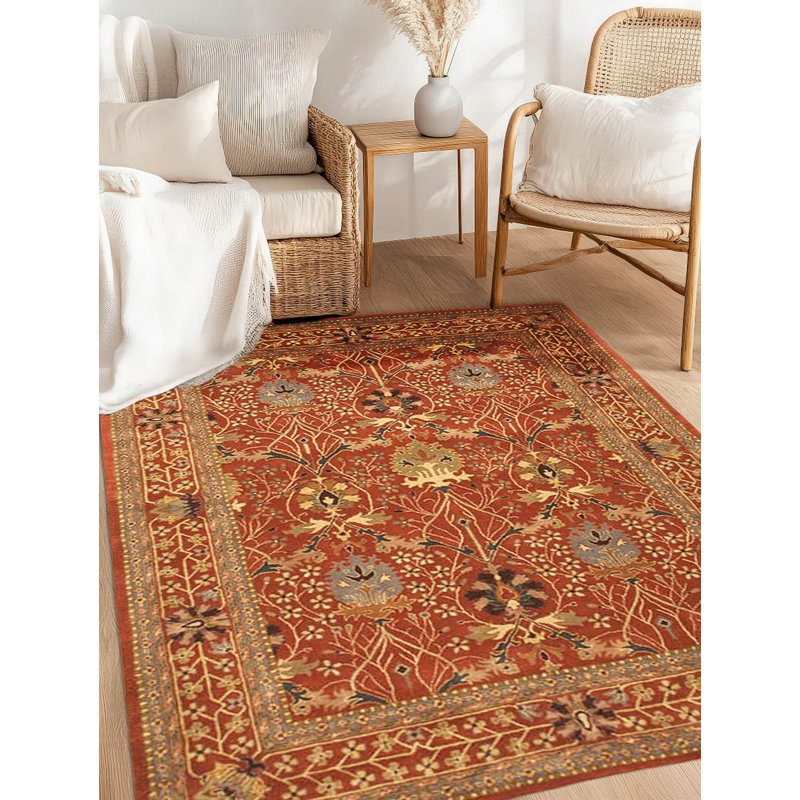 Tapis en laine touffeté à la main Lydia, 8 pi x 10 pi