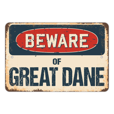 Beware of Great Dane Sign