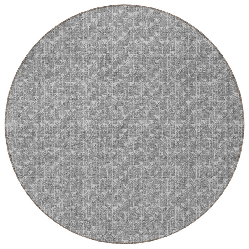 Tapis d'intérieur rond 8 po