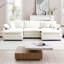 Canapé modulaire surdimensionné avec repose-pieds convertible-2128331095