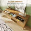 Buffet avec porte-verres et porte-bouteilles 59,8 po Modern-642635626