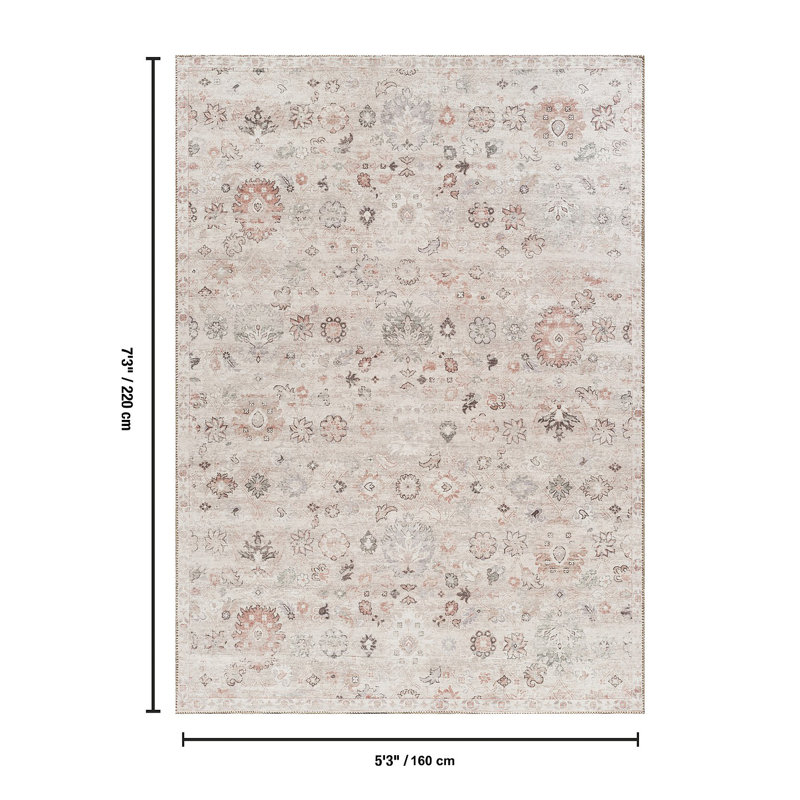 Majestic Area Rug, Rectangle 5'3" x 7'3", Multicolor
