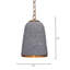 Creekside I-Light Beaded Pendant, Slate Blue