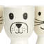 Cat Dog 4 Piece Egg Cup Set