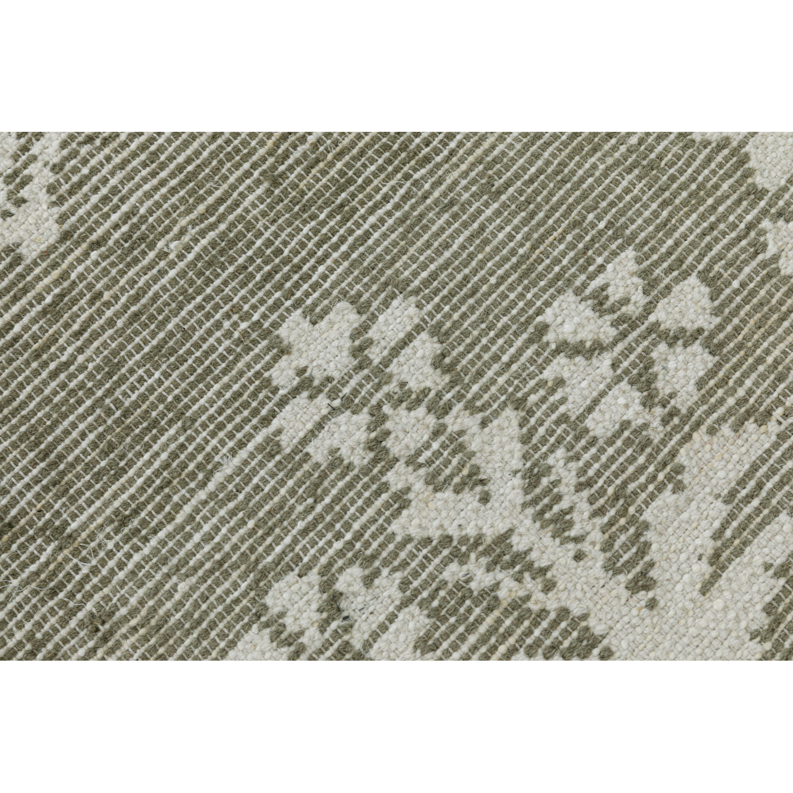 Heidi Botanical Flatweave Jute Rug, 8'9x11'9, Green
