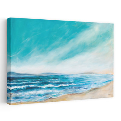 Islands And Waves Coastal Blue White Aqua Beach