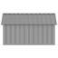 Niche pour chien en acier galvanisé anthracite-87937200-87937201