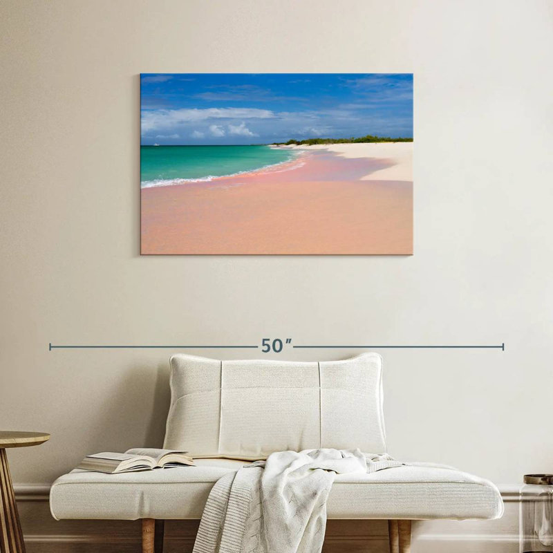 Plage de sable rose Gillard, H 24 po x l 36 po